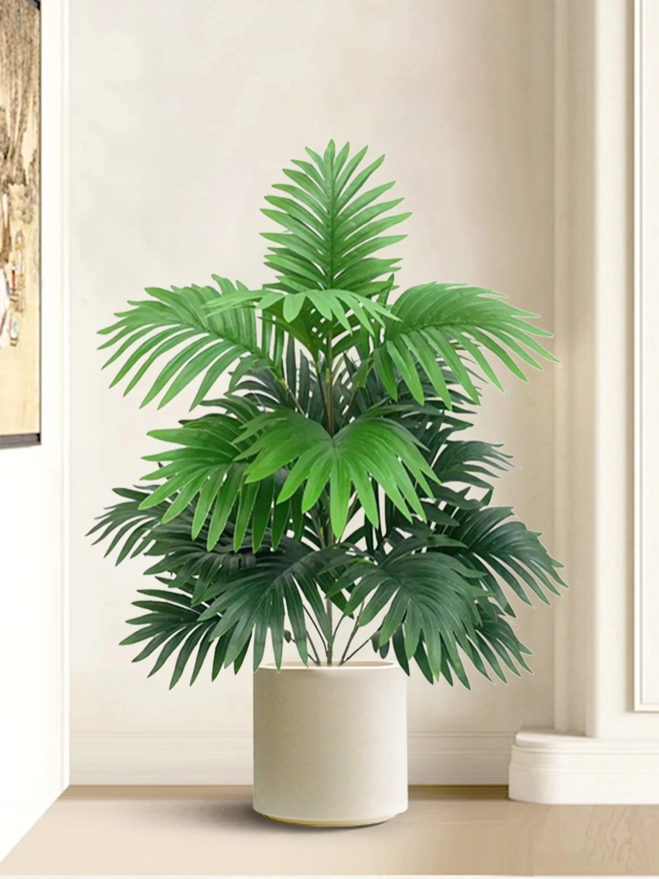 Palm Tree with Monstera Leaves - 70–80cm