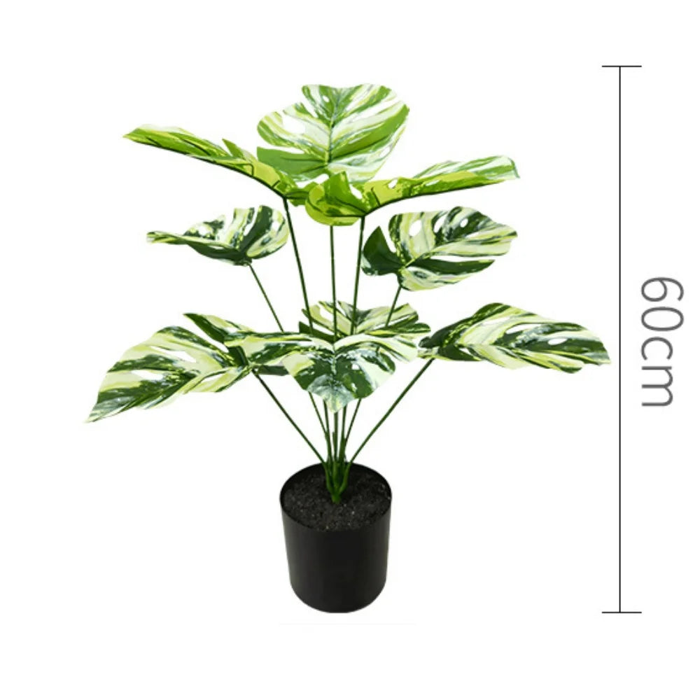 Artificial Turtle Leaf Plant – 50/86cm