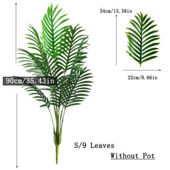 Palm & Monstera Tree Branch - 90–120cm