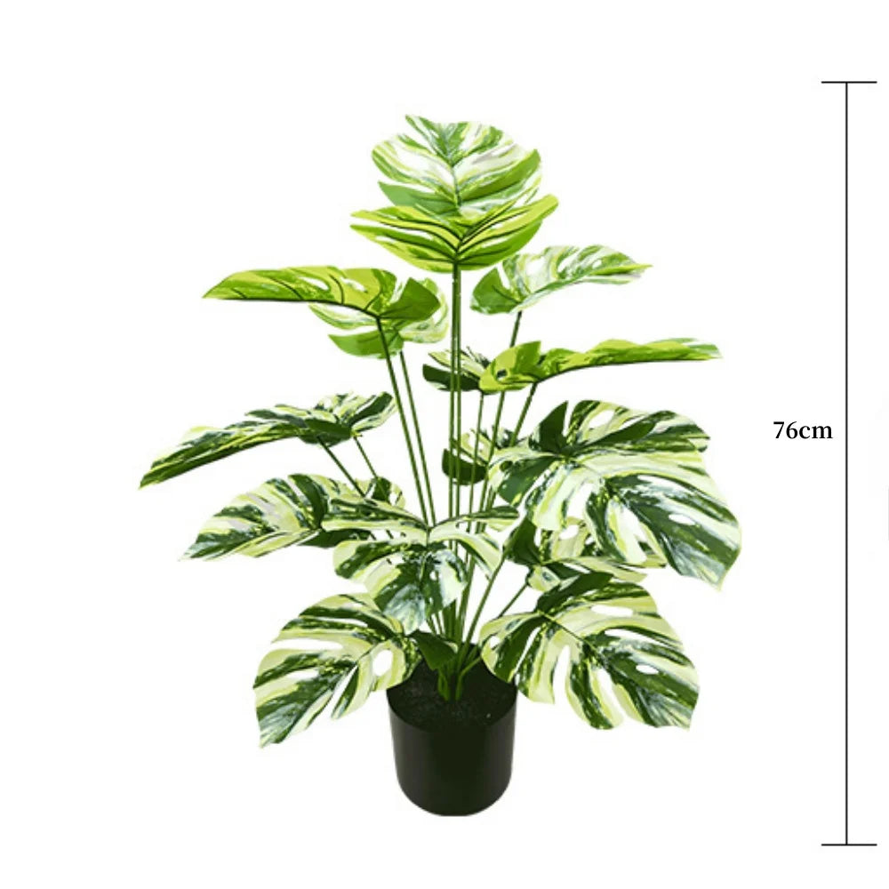 Artificial Turtle Leaf Plant – 50/86cm