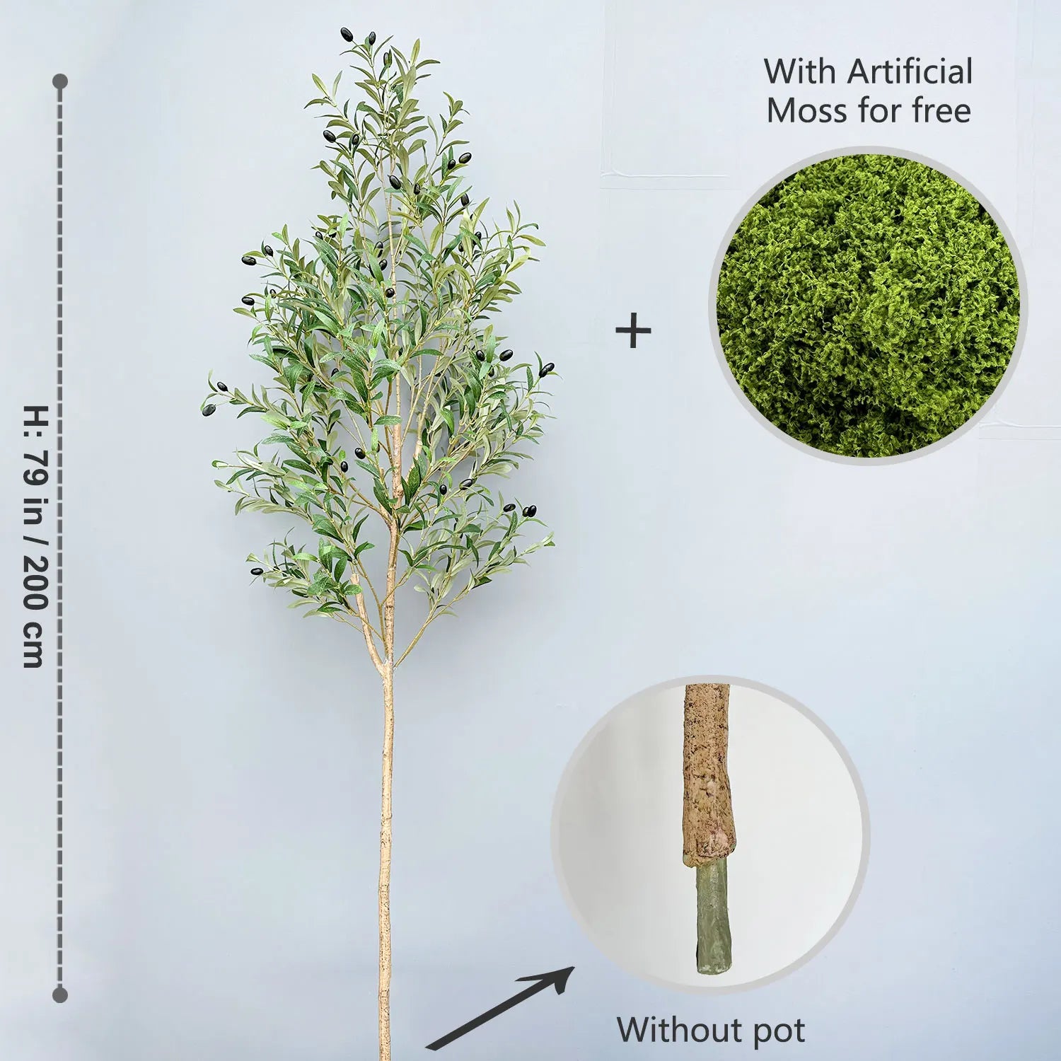 Artificial Olive Tree 65–200 cm