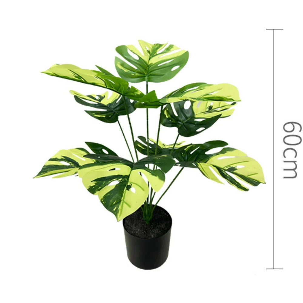 Artificial Turtle Leaf Plant – 50/86cm