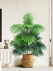 Palm Tree with Monstera Leaves - 70–80cm