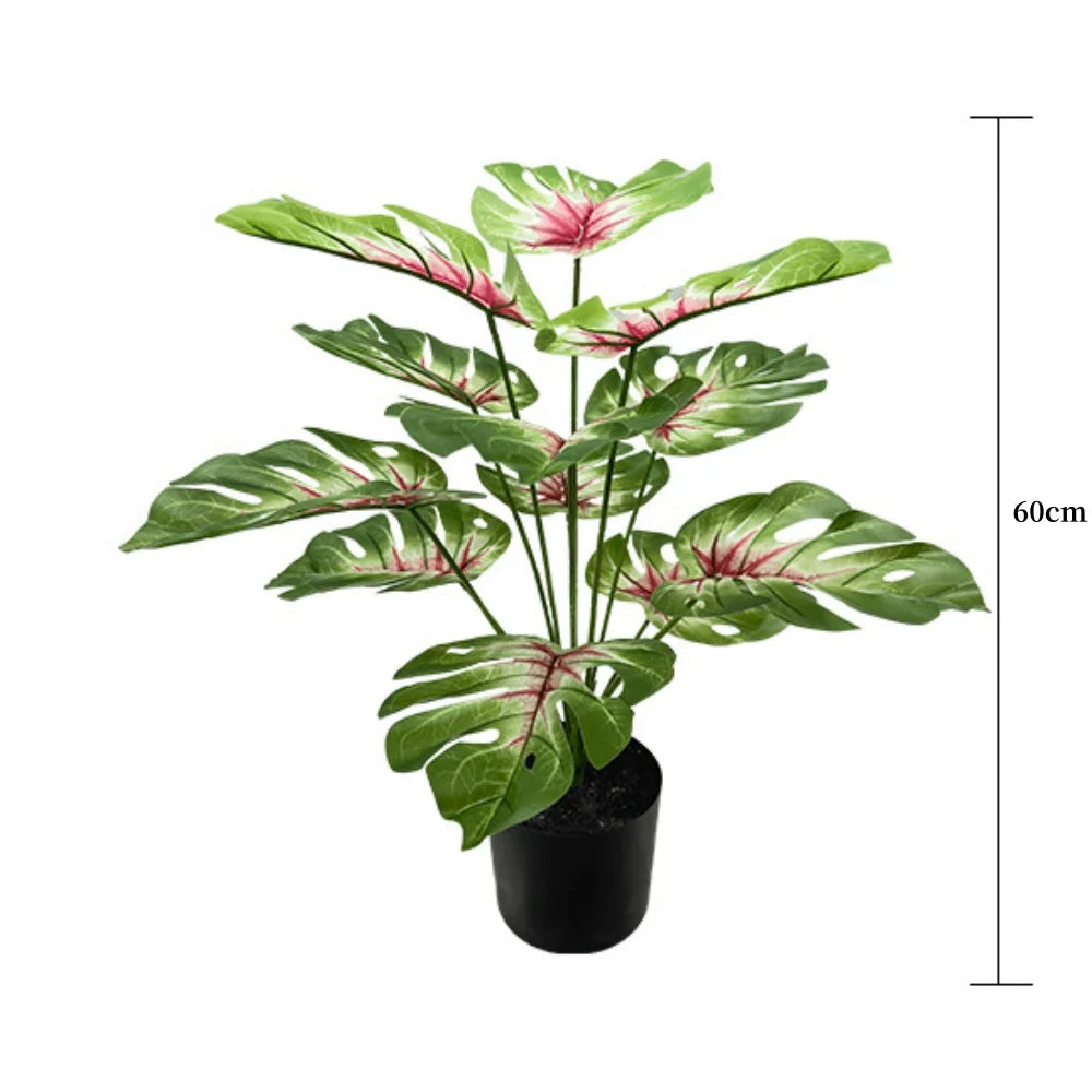 Artificial Turtle Leaf Plant – 50/86cm