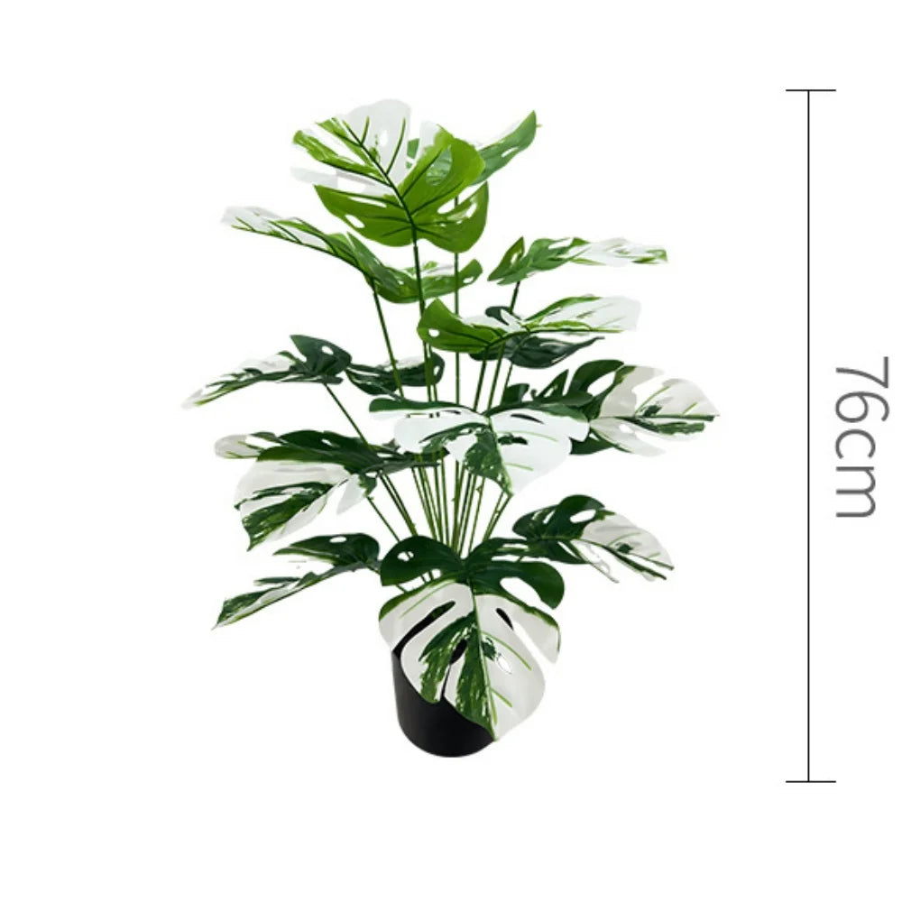 Artificial Turtle Leaf Plant – 50/86cm