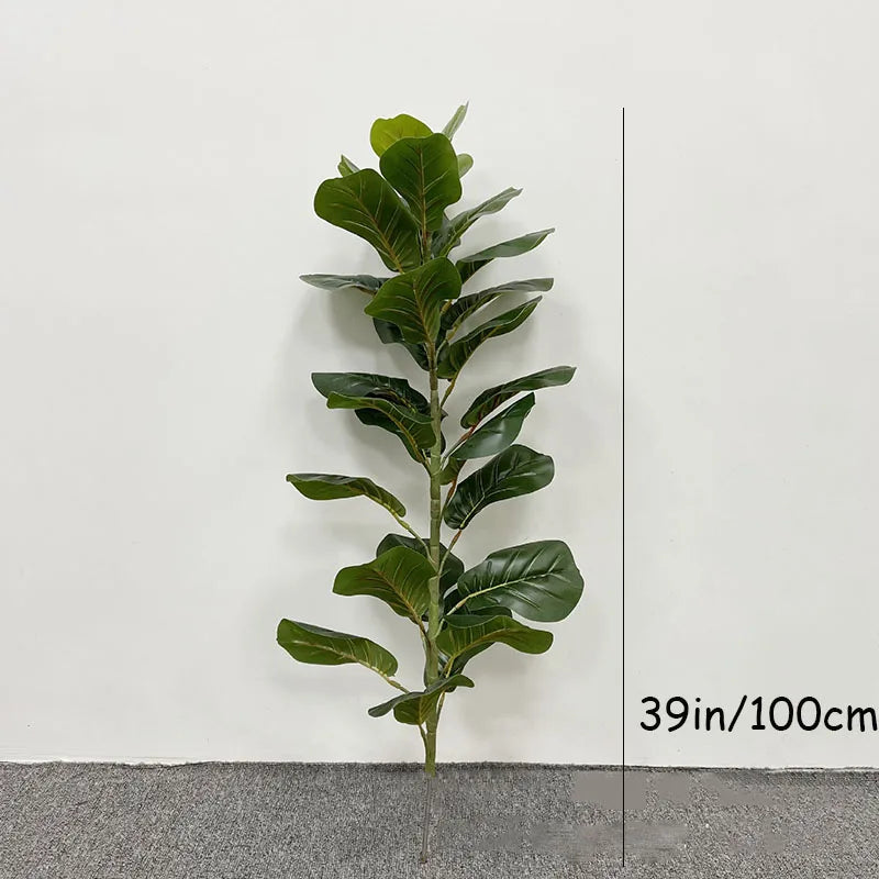 Large Ficus Tree - Tropical Monstera & Palm Leaf - 150cm