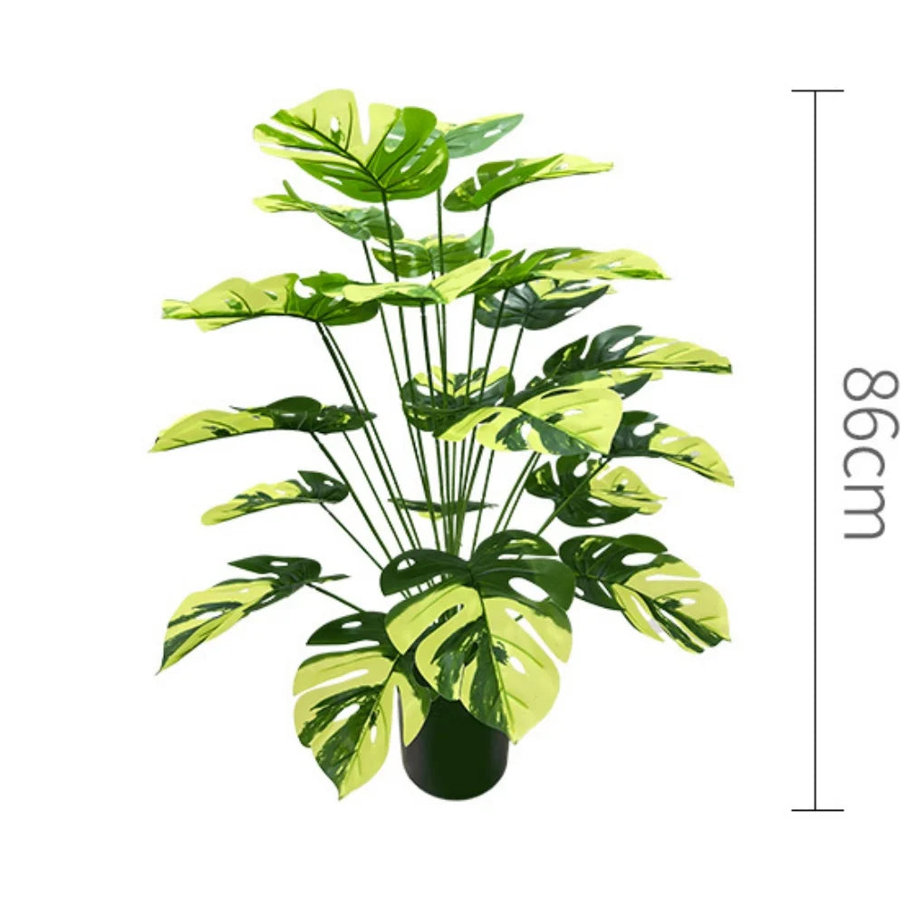 Artificial Turtle Leaf Plant – 50/86cm