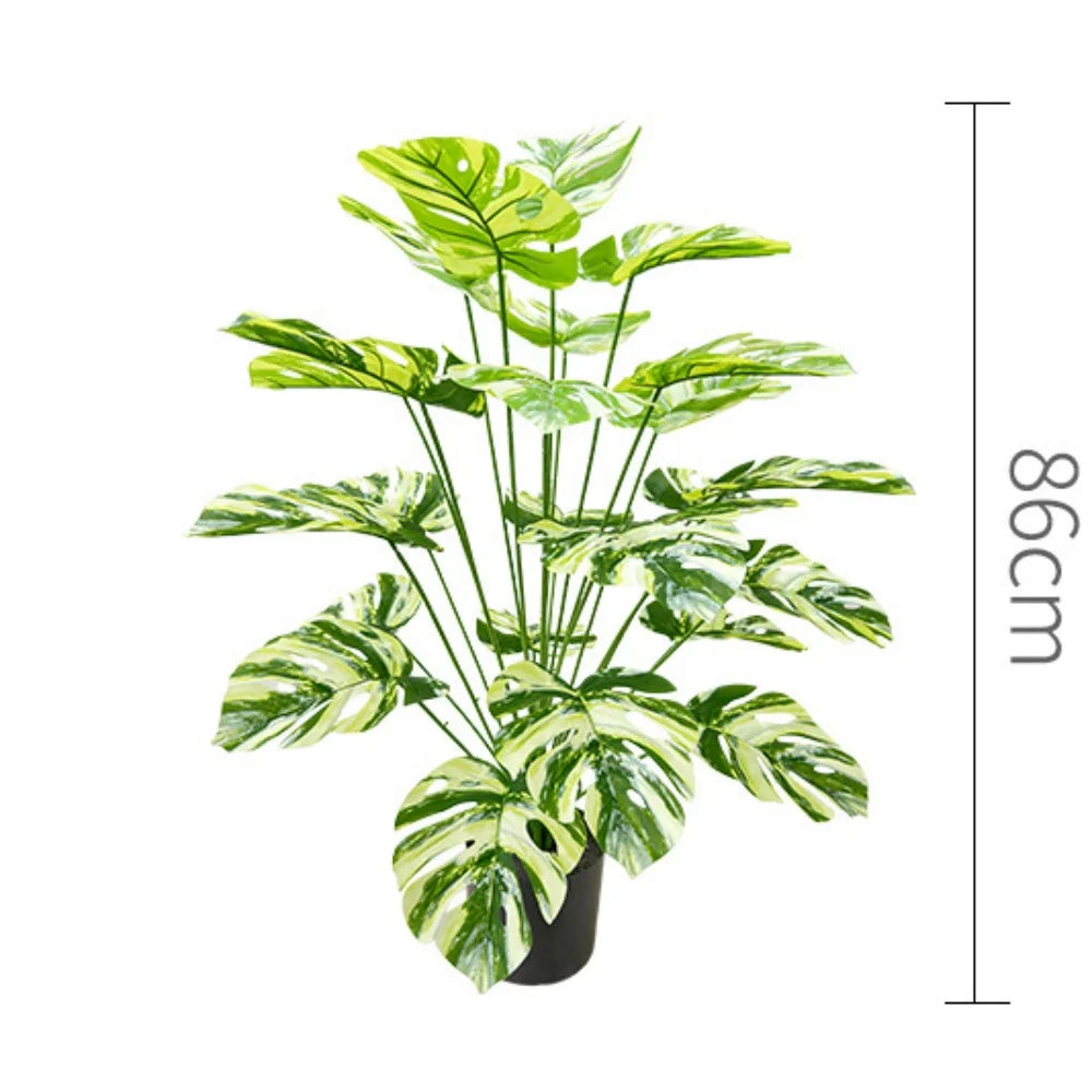 Artificial Turtle Leaf Plant – 50/86cm