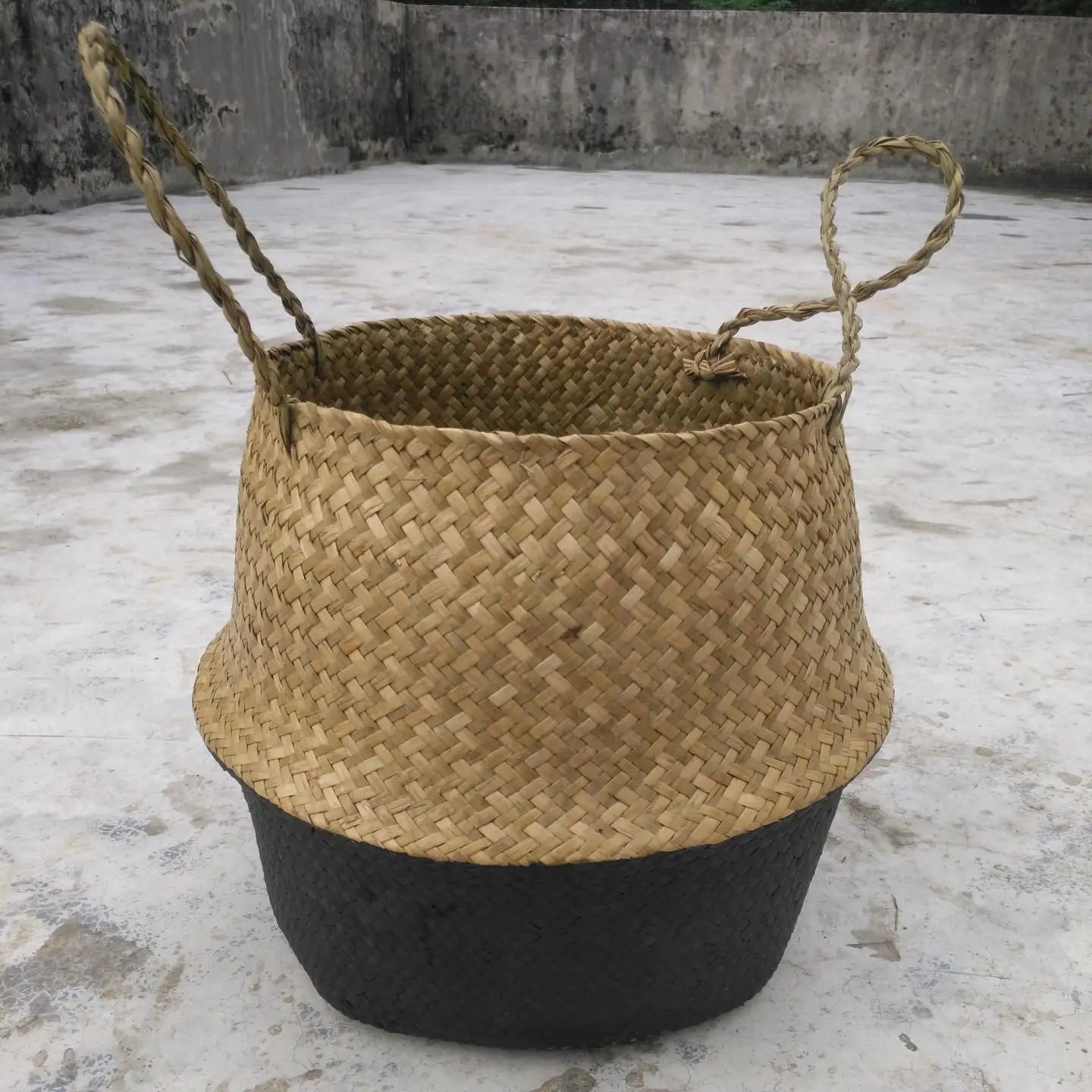 Foldable Wicker Flowerpot & Home Organizer