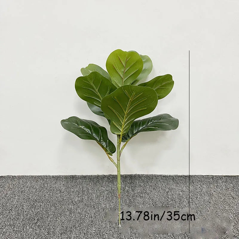 Large Ficus Tree - Tropical Monstera & Palm Leaf - 150cm