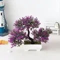 Artificial Plants Bonsai Small Tree Pot Fake Plant Flowers Potted Ornaments For Home Room Table Decoration Hotel Garden Decor