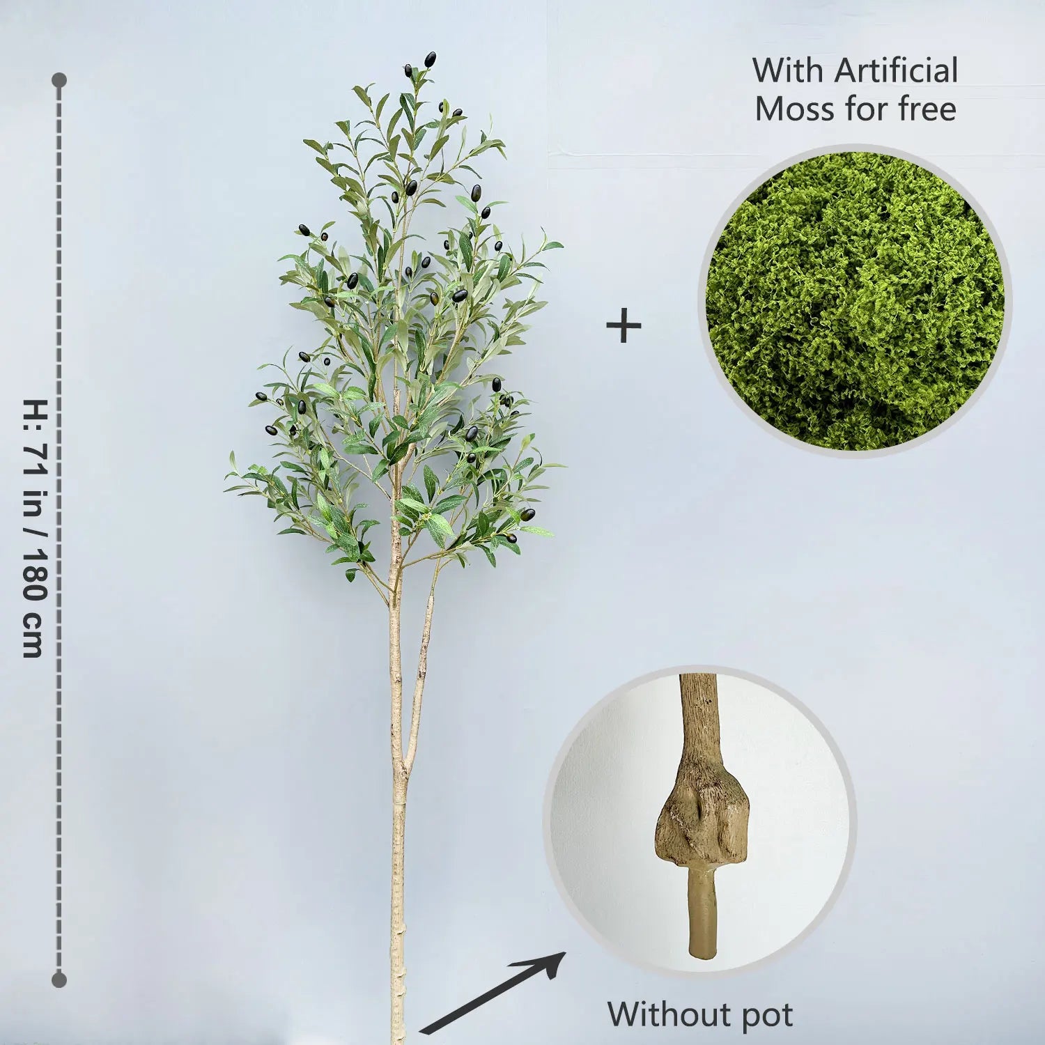 Artificial Olive Tree 65–200 cm
