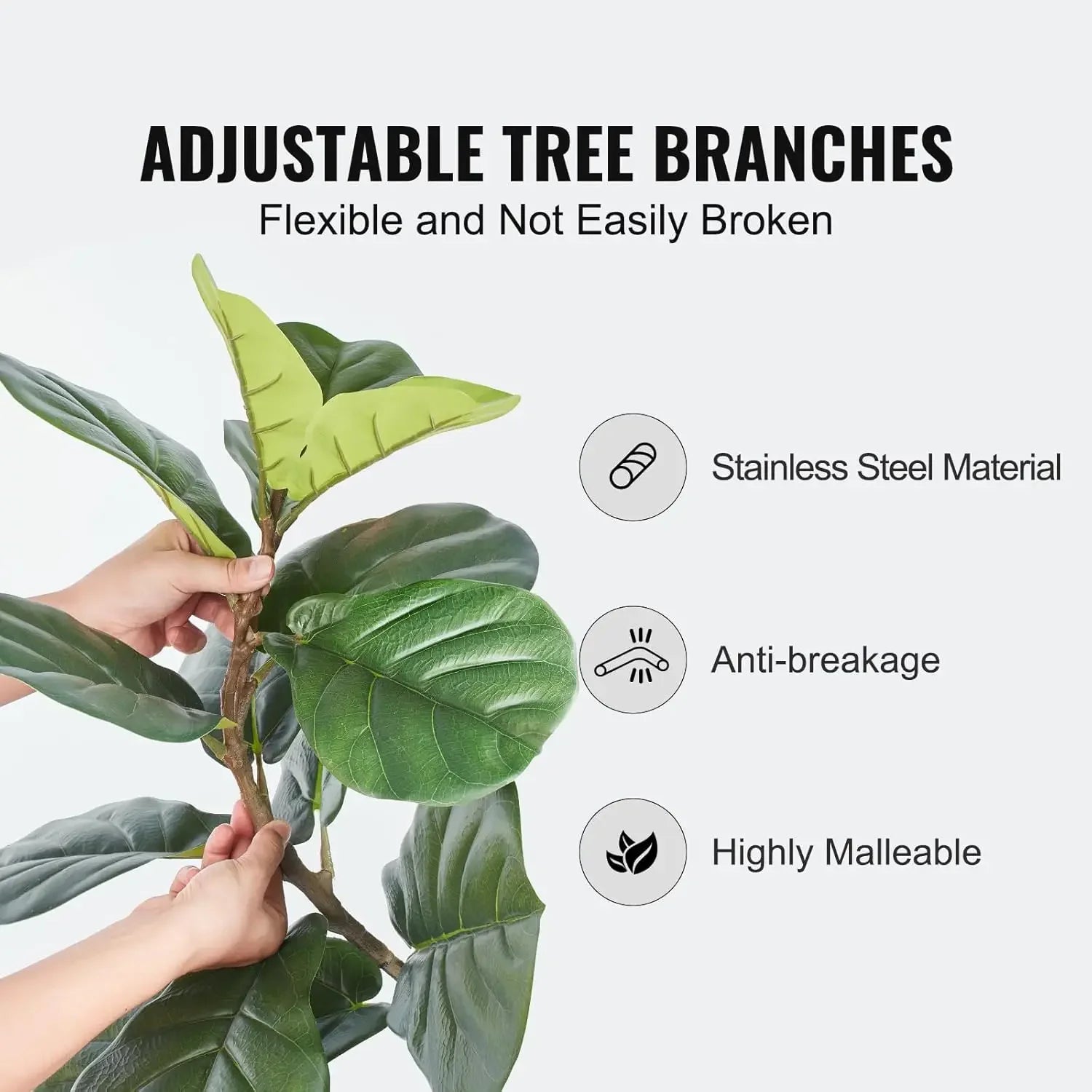 Artificial Fiddle Leaf Fig Tree – 120cm