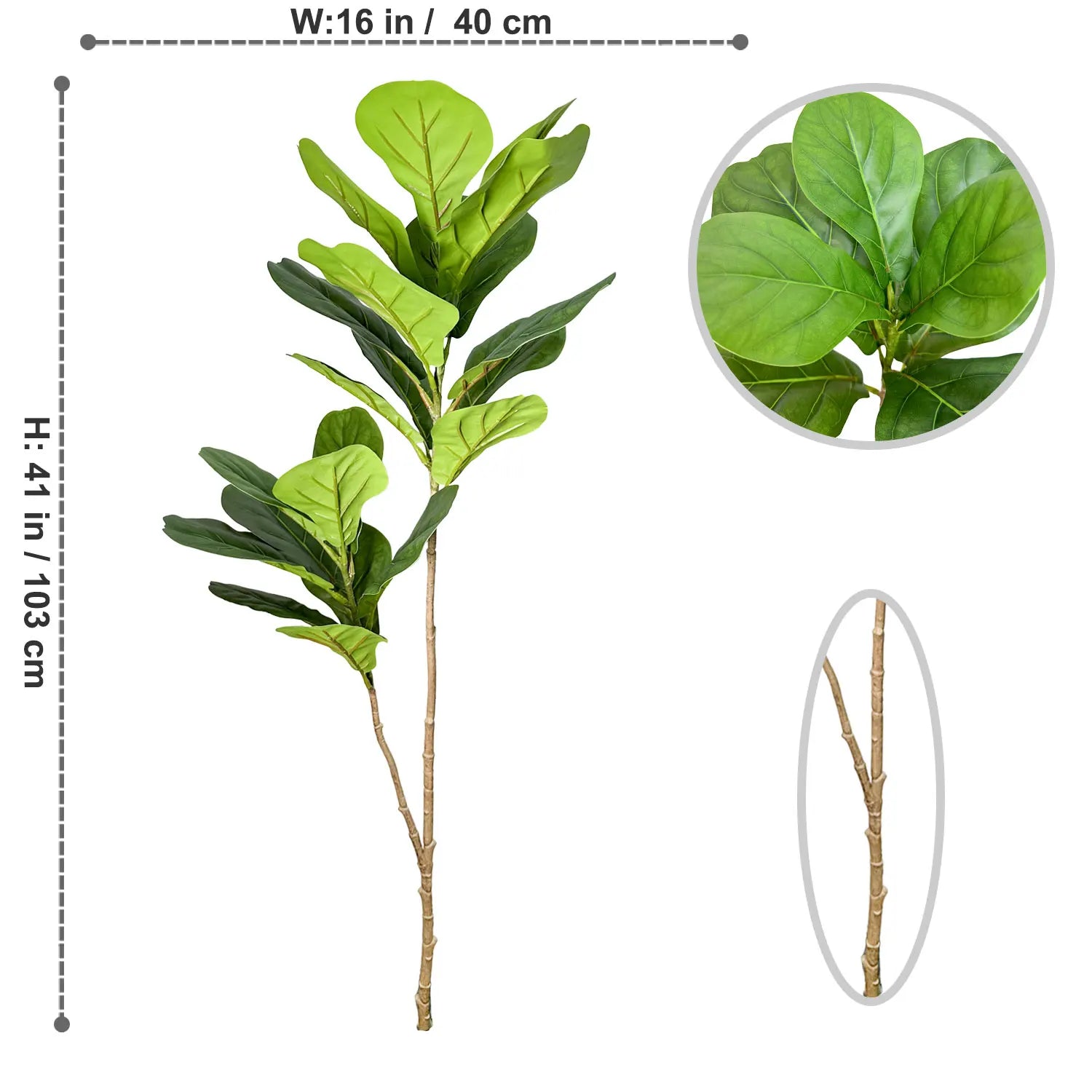 Artificial Ficus Tree – 70/135cm