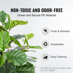 Artificial Fiddle Leaf Fig Tree – 120cm