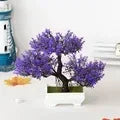 Artificial Plants Bonsai Small Tree Pot Fake Plant Flowers Potted Ornaments For Home Room Table Decoration Hotel Garden Decor