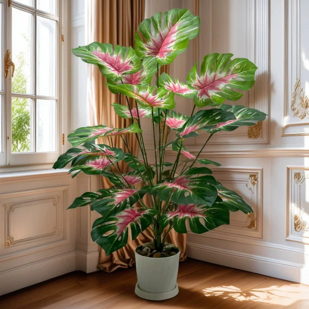 Artificial Turtle Leaf Plant – 50/86cm