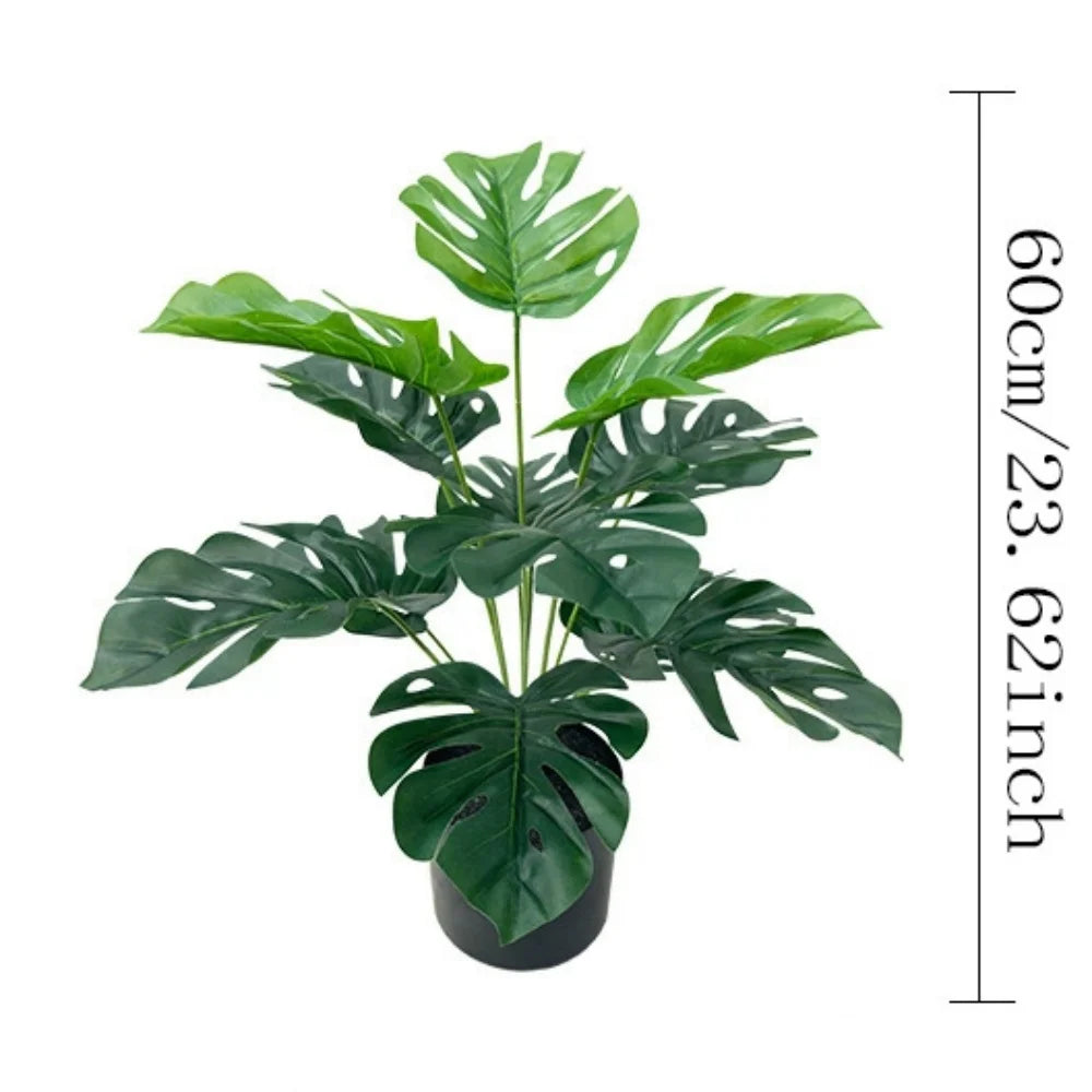 Artificial Turtle Leaf Plant – 50/86cm