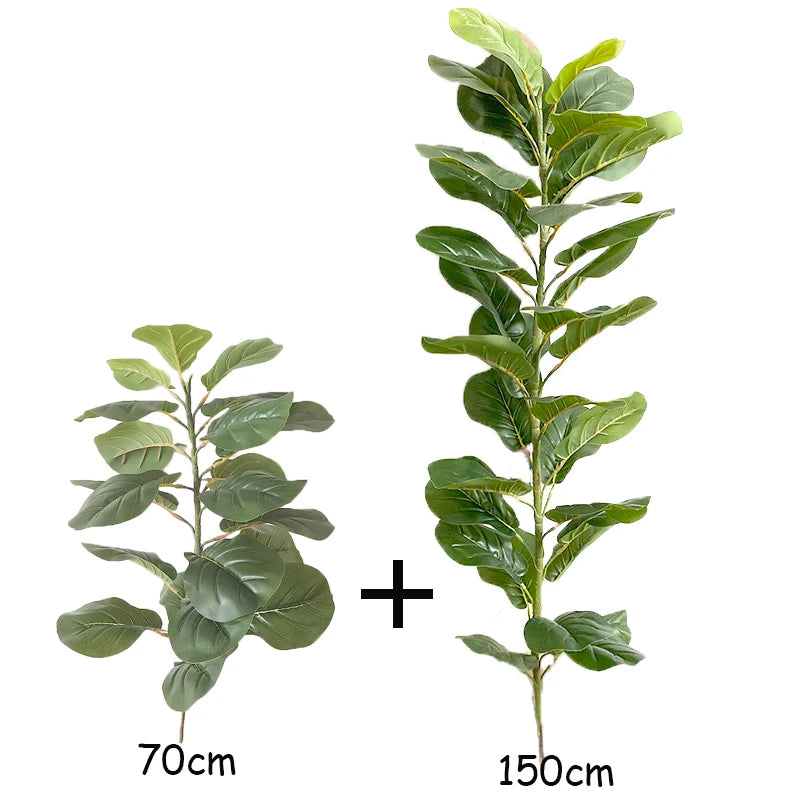 Large Ficus Tree - Tropical Monstera & Palm Leaf - 150cm