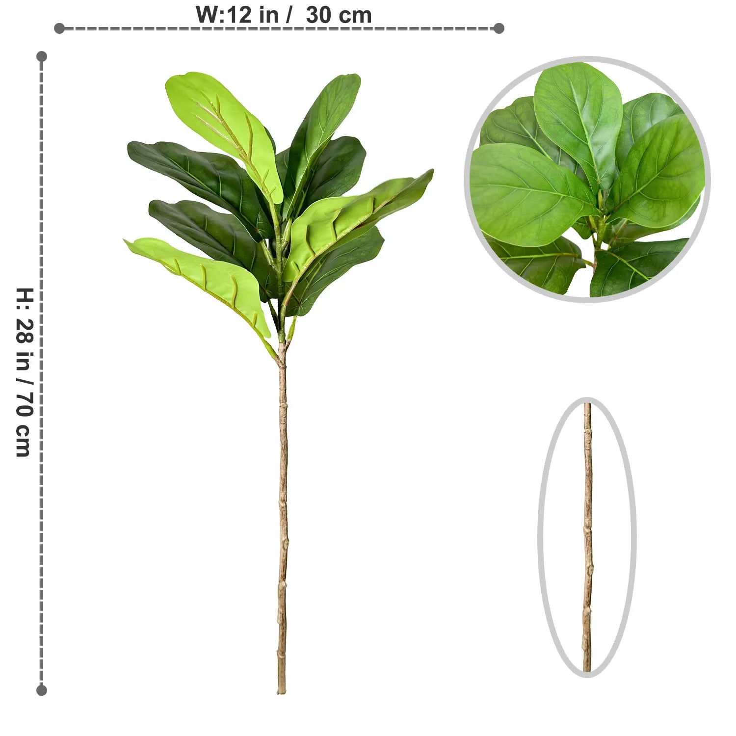 Artificial Ficus Tree – 70/135cm
