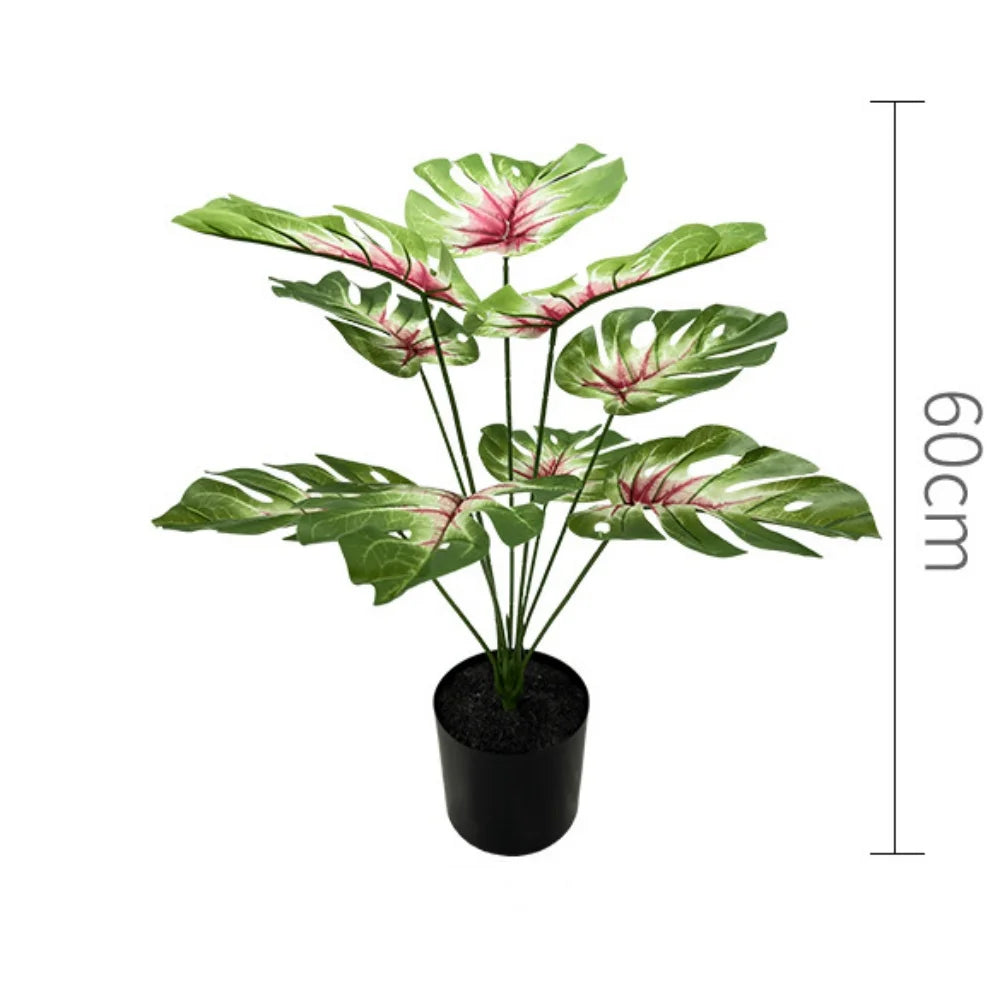 Artificial Turtle Leaf Plant – 50/86cm