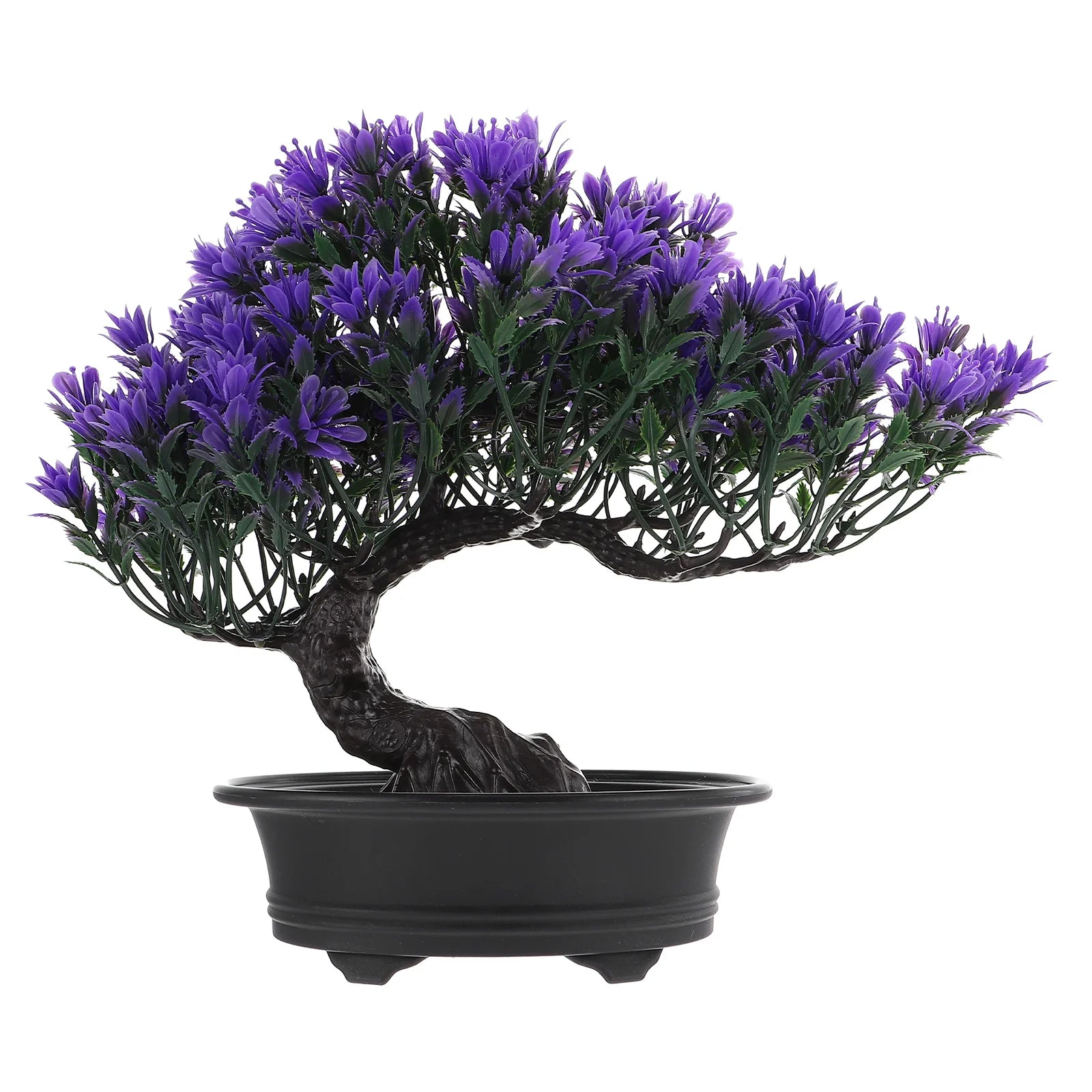 Artificial Plant Potted Bonsai Green Small Tree Plants Ornaments Realistic Everlasting Plastic Lifelike Potted home Flower Decor