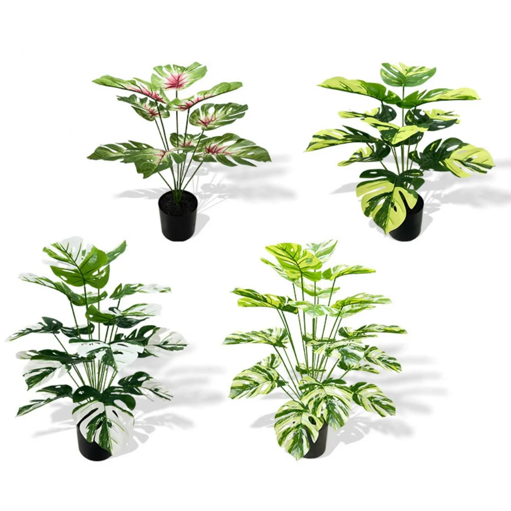 Artificial Turtle Leaf Plant – 50/86cm
