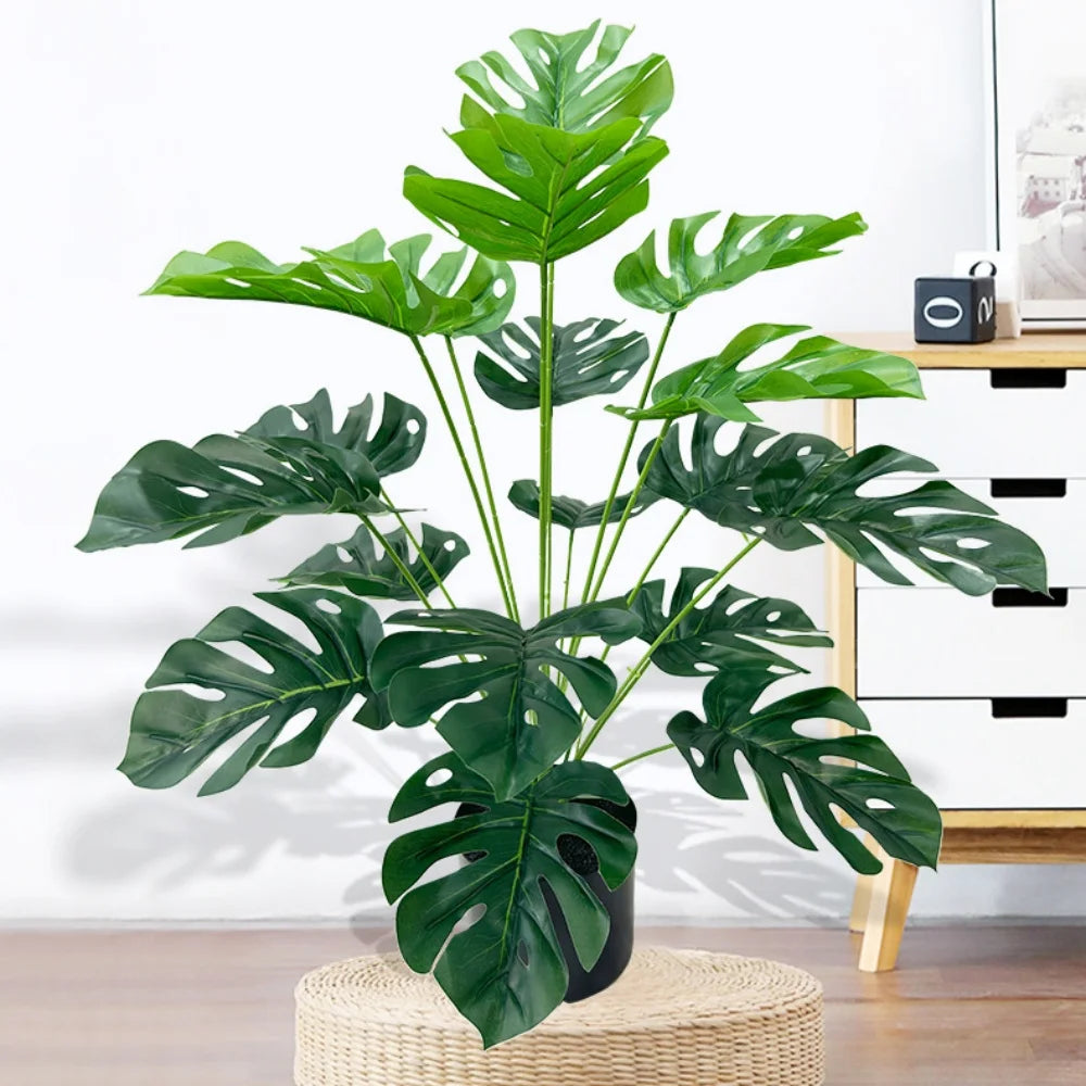 Artificial Turtle Leaf Plant – 50/86cm