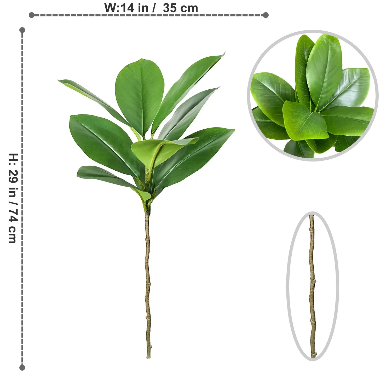 Artificial Ficus Tree – 70/135cm