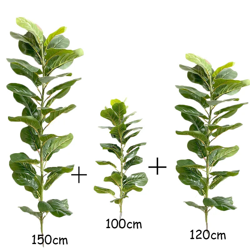 Large Ficus Tree - Tropical Monstera & Palm Leaf - 150cm