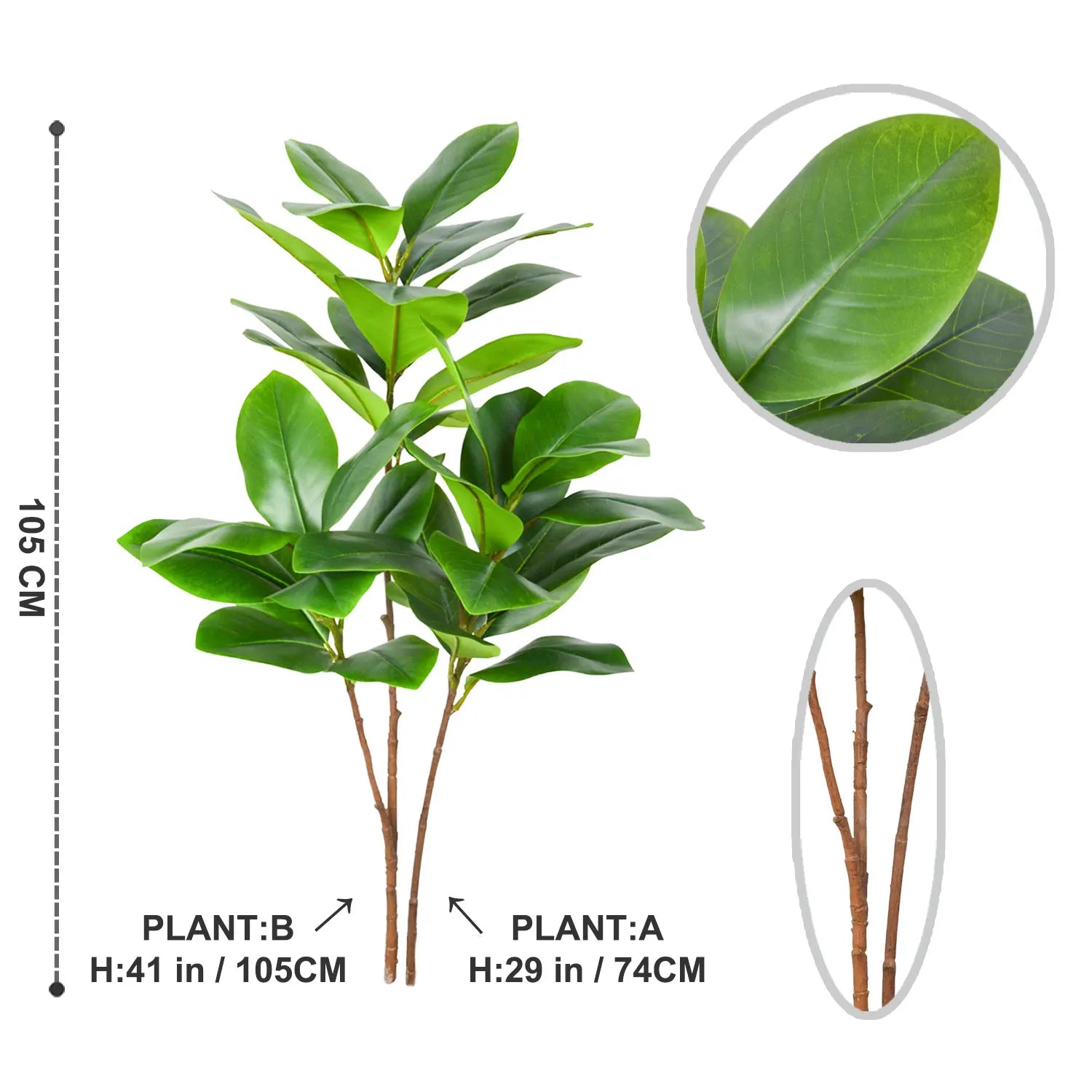 Artificial Ficus Tree – 70/135cm