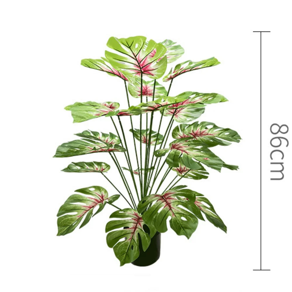 Artificial Turtle Leaf Plant – 50/86cm