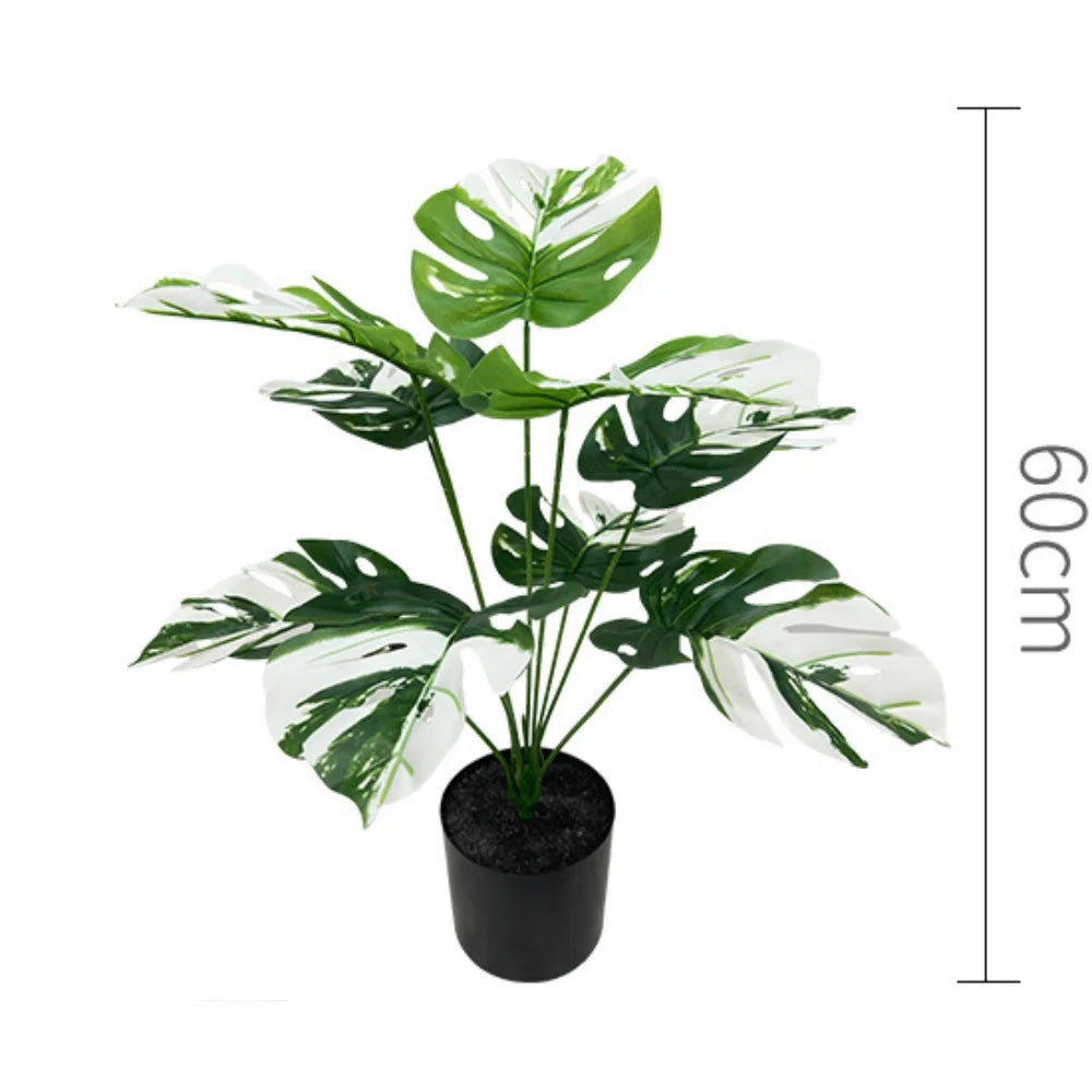 Artificial Turtle Leaf Plant – 50/86cm
