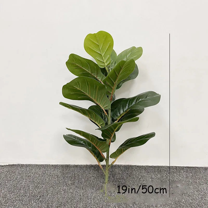 Large Ficus Tree - Tropical Monstera & Palm Leaf - 150cm