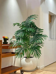Palm Tree with Monstera Leaves - 70–80cm