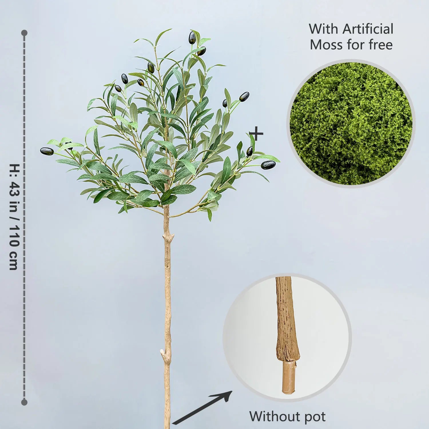 Artificial Olive Tree 65–200 cm