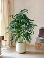 Palm Tree with Monstera Leaves - 70–80cm