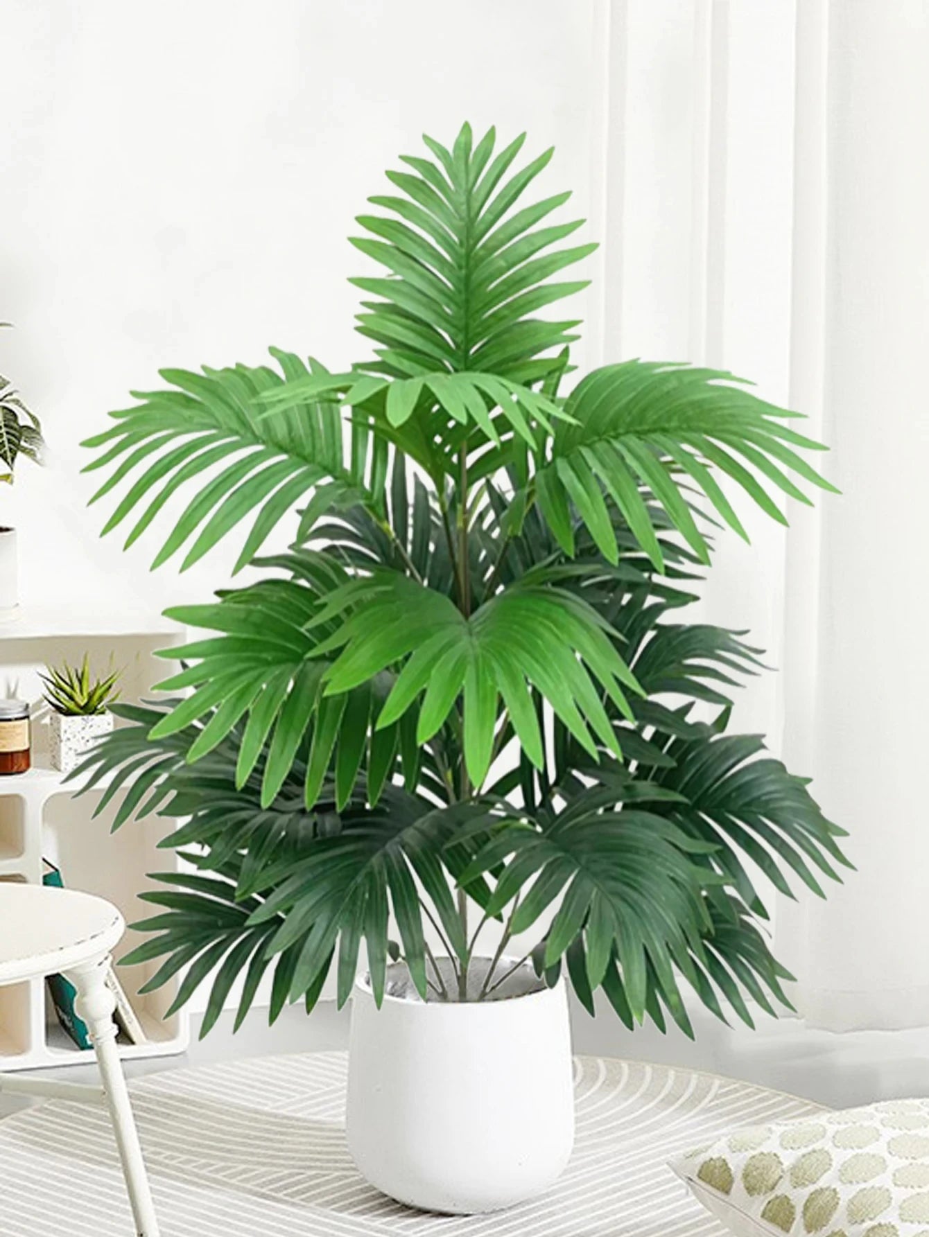 Palm Tree with Monstera Leaves - 70–80cm